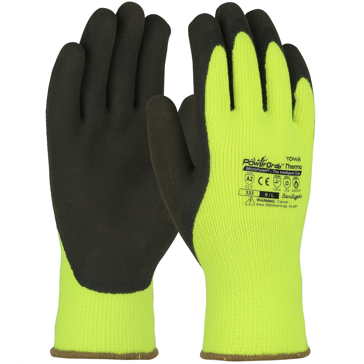 TOWA POWERGRAB THERMO MICROFINISH LATEX - Insulated Gloves